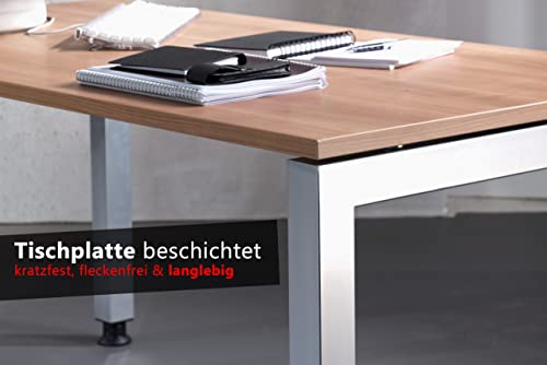 Bümö® stabile Tischplatte 2,5 cm stark – DIY Schreibtischplatte aus Holz - 6