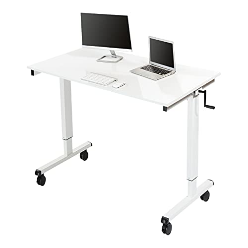 Kurbelverstellbarer Sitz-Stehtisch (Stand Up Desk), 120x75cm
