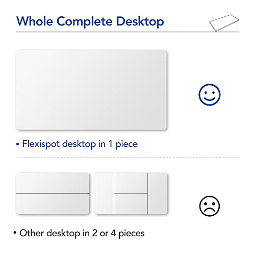 Flexispot stabile Tischplatte 2,5 cm stark – DIY Schreibtischplatte Bürotischplatte Spanholzplatte - 8